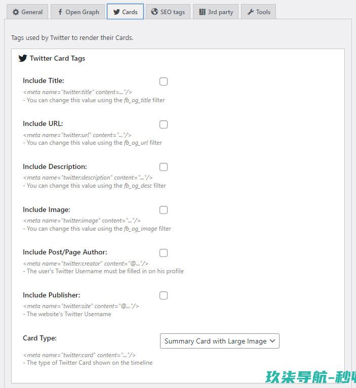 Open Graph and Twitter Card Tags